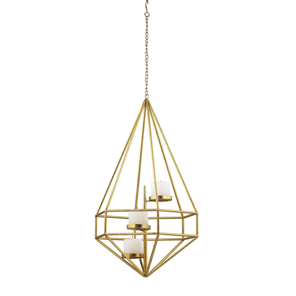 51-020 Angular Study Hexagon Pillar Light Pendant Candle/Candle Holder - RauFurniture.com