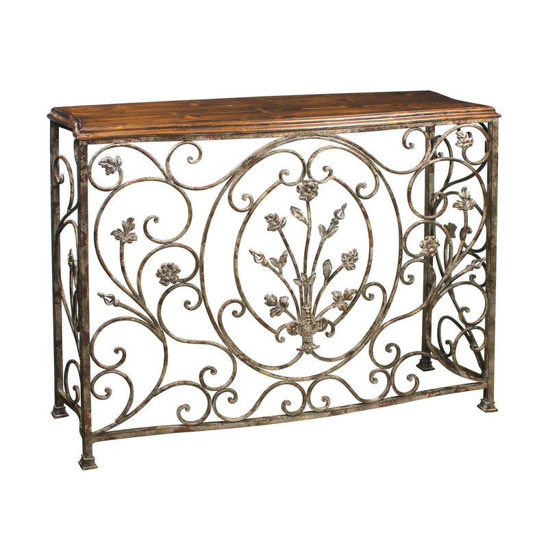 51-0673 Floral Scroll Console Console - RauFurniture.com
