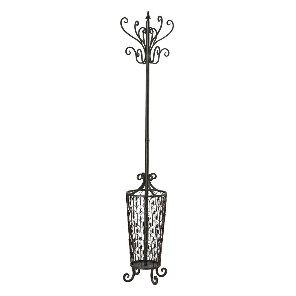 51-10044 Coat Stand In Bronze - Free Shipping! Coat Rack - RauFurniture.com