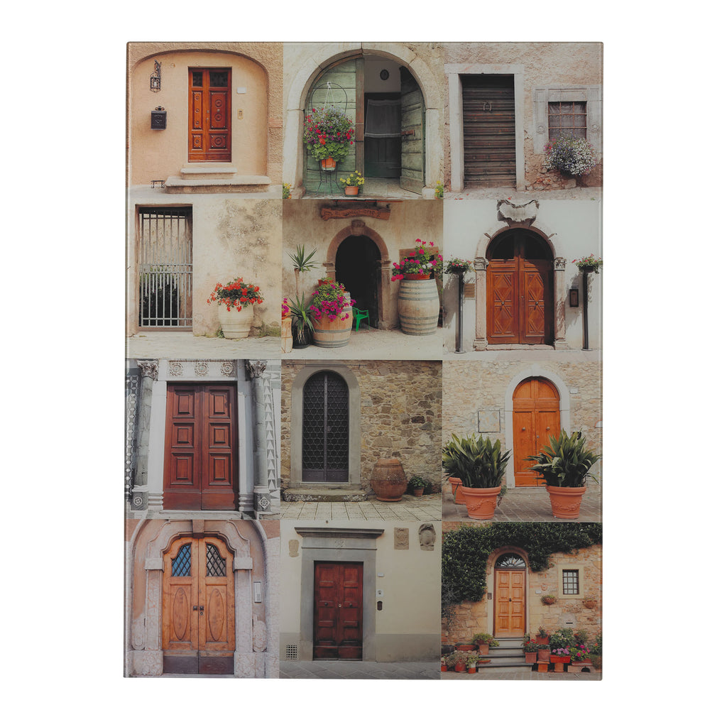 51-10125 Door Collage II-Door Collage Photography Printed On Glass Wall Decor - RauFurniture.com