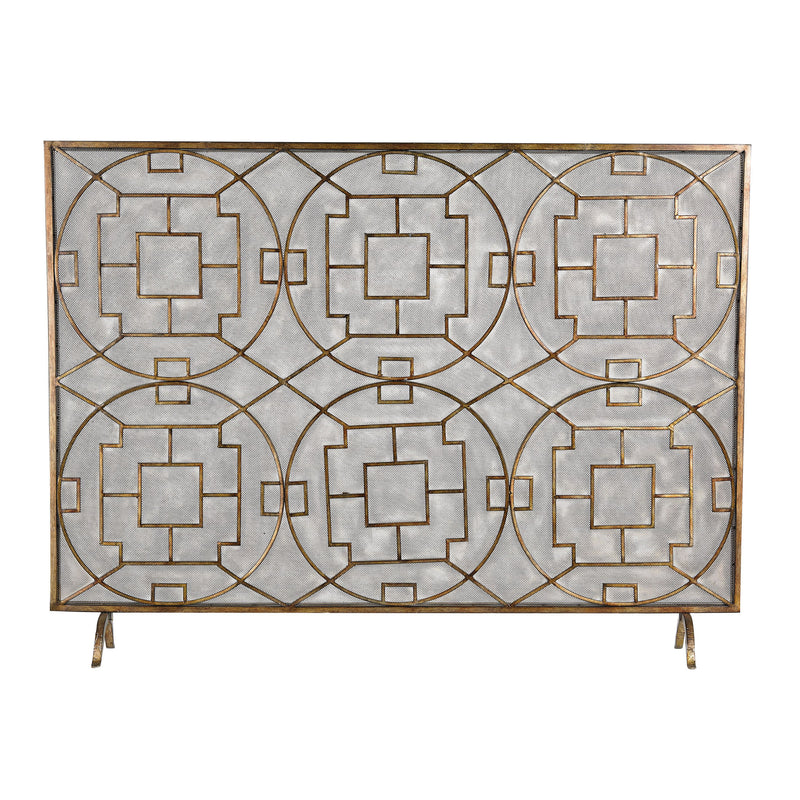 51-10160 Geometric Fire screen Screen - RauFurniture.com
