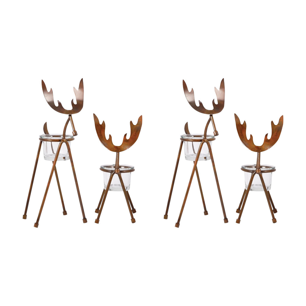 519130 - Moose Votive Holders (Set of 2)