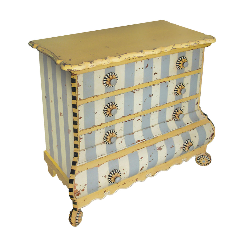 52-6040 Pinwheel And Stripped Chest - Free Shipping! Chest - RauFurniture.com
