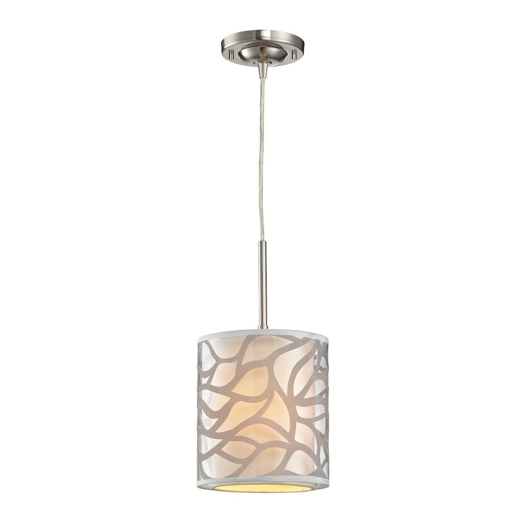 Autumn Breeze - Mini Pendant - Brushed Nickel