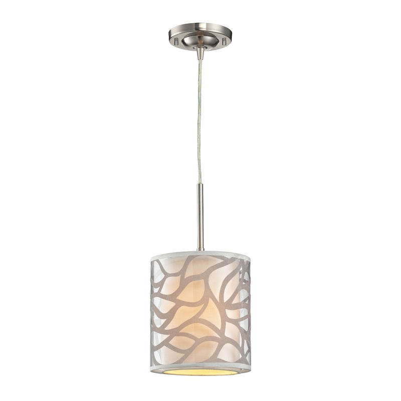 Autumn Breeze - Mini Pendant - Brushed Nickel
