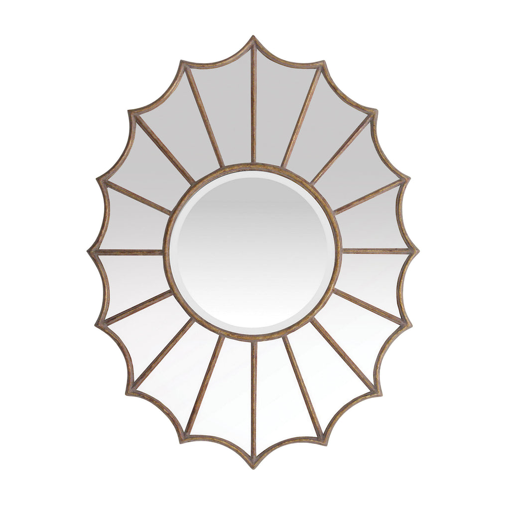 55-0005M Victoria Starburst Beveled Mirror - Free Shipping! Mirror - RauFurniture.com