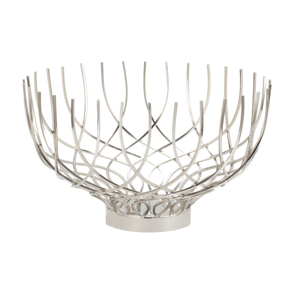 552002 Silver Vortex Bowl Bowl - RauFurniture.com