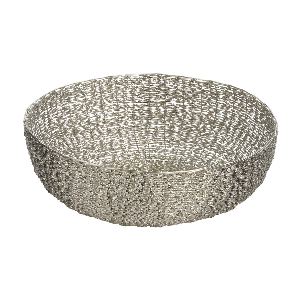 559005 Twisted Wire Dish - Medium Basket - RauFurniture.com