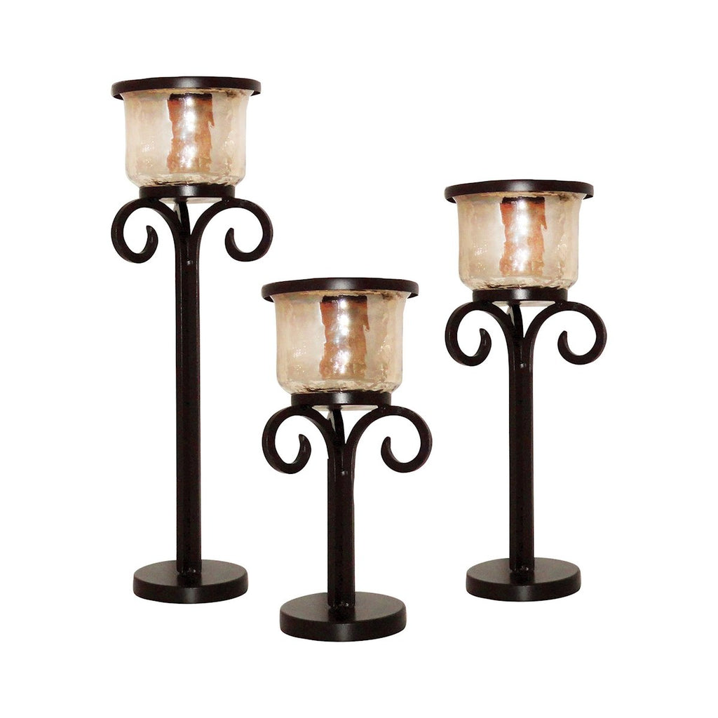 561603 - Cheyenne Set of 3 Pillar Holders