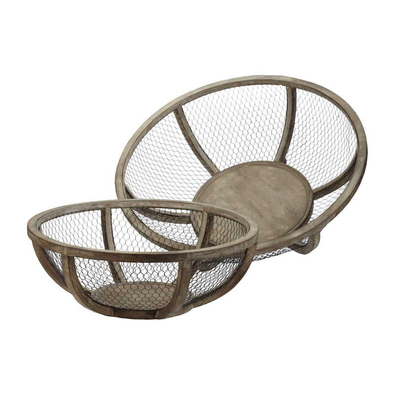 594018 Wire Atlas Dishes - Set of 2 Dish - RauFurniture.com