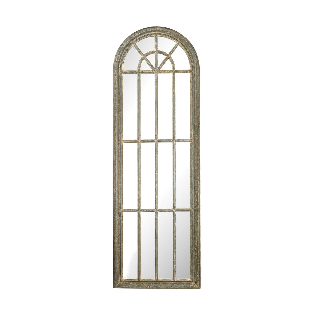 6100-007 Full Length Arched Window Pane Mirror Mirror - RauFurniture.com