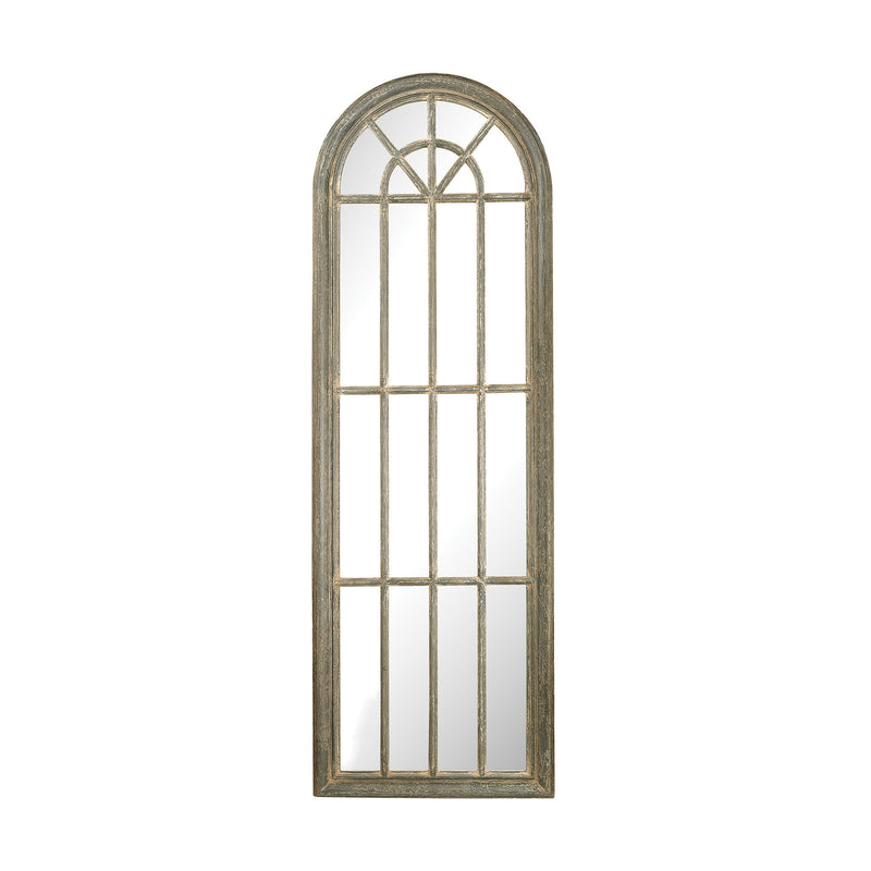 6100-007 Full Length Arched Window Pane Mirror Mirror - RauFurniture.com