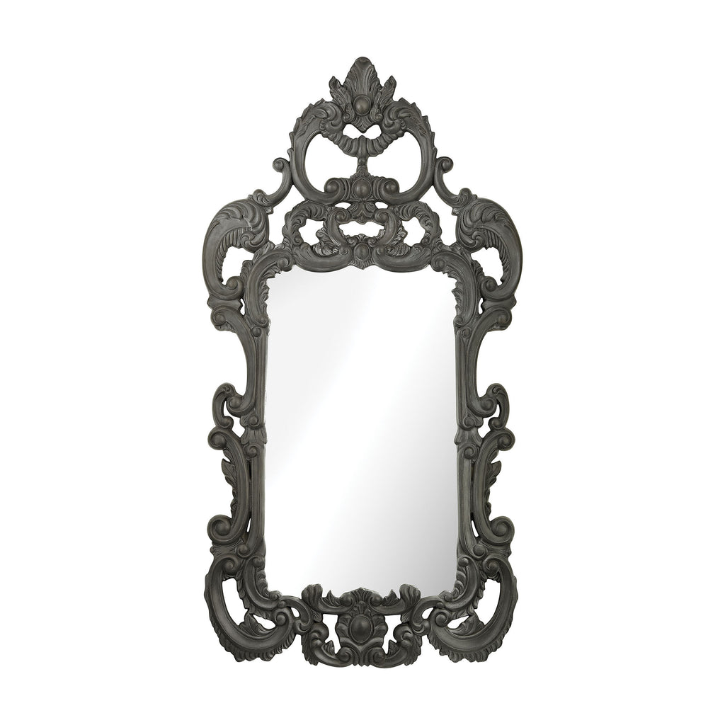 6100-012 Rocco Mirror In Black Ash Mirror - RauFurniture.com