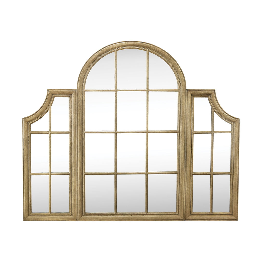 6100-025 Windward Composite Frame Wall Mirror Mirror - RauFurniture.com