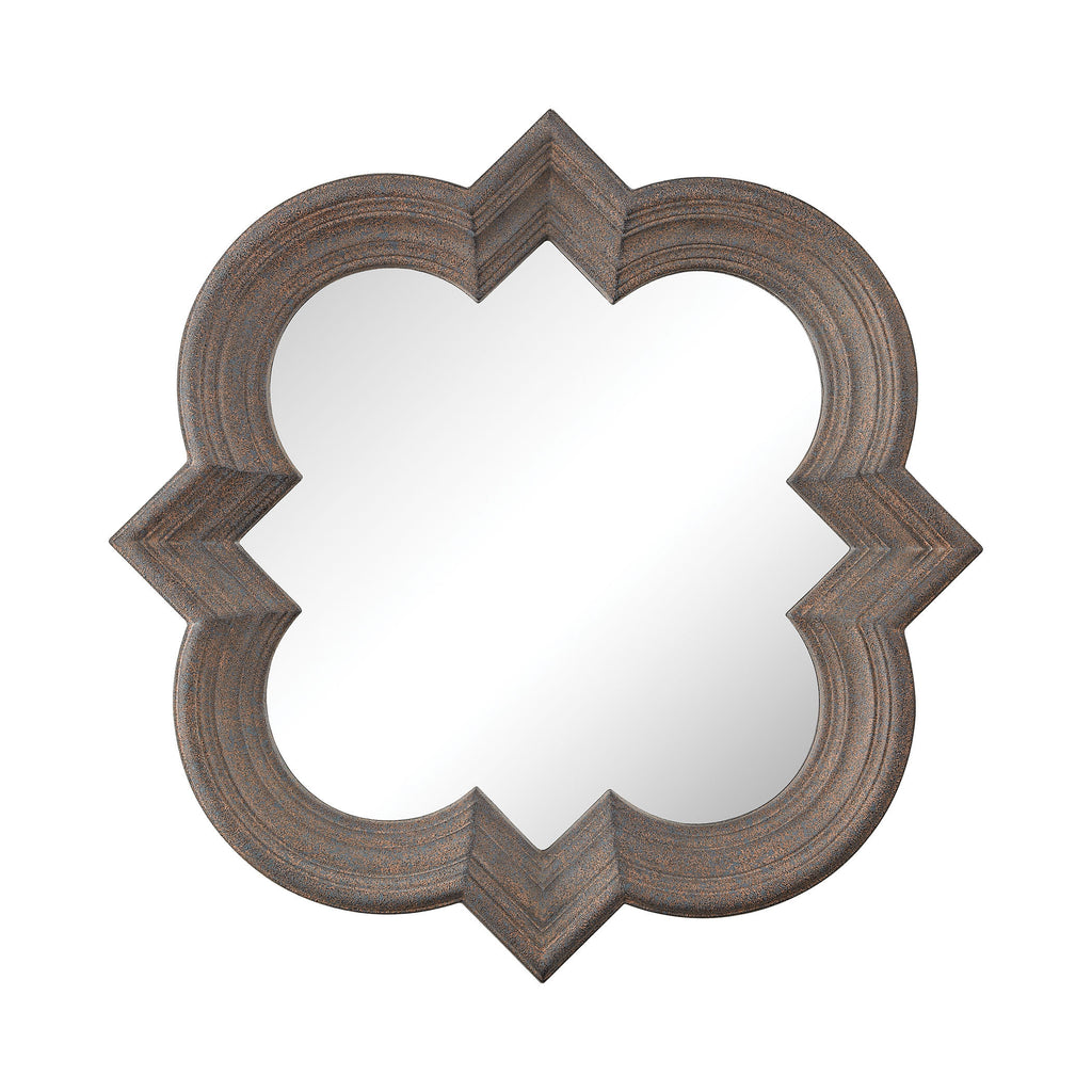 6100-031 Anjou Rustic Bronze 34-Inch Composite Wall Mirror Mirror - RauFurniture.com
