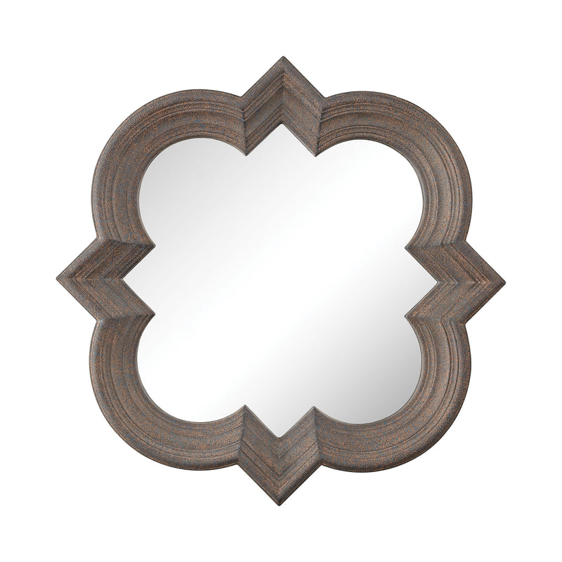 6100-031 Anjou Rustic Bronze 34-Inch Composite Wall Mirror Mirror - RauFurniture.com