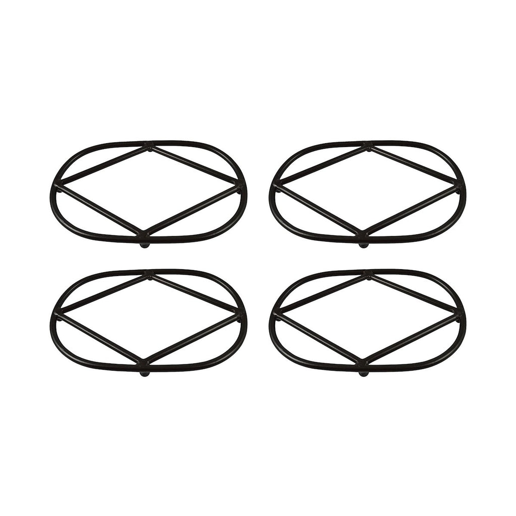 619410 - Lex Oval Trivets (Set of 4)