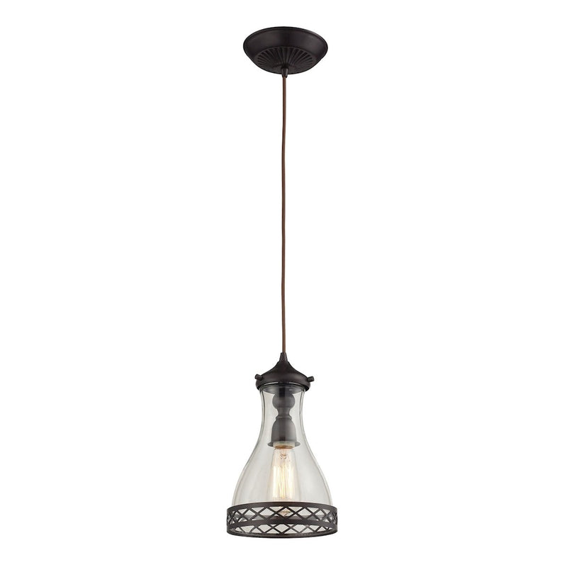 Brookline - Mini Pendant - Oiled Bronze