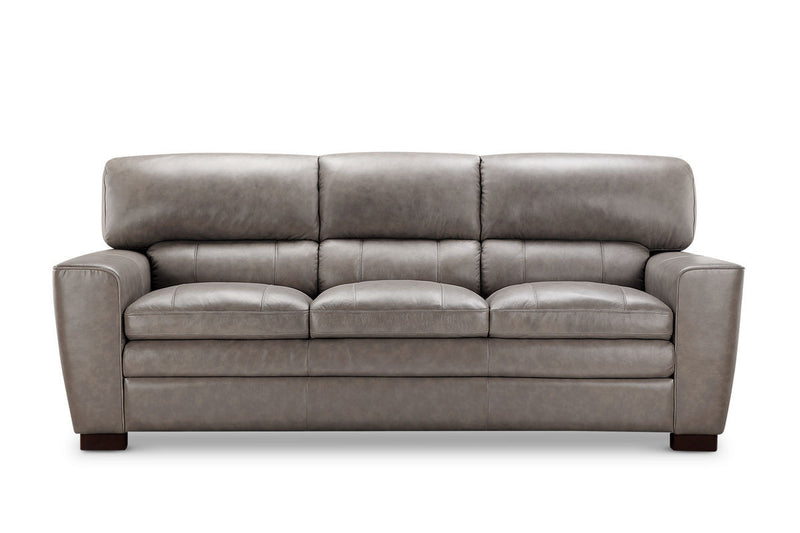 6460 Wilson 5299 Grey Top Grain Leather Furniture - RauFurniture.com