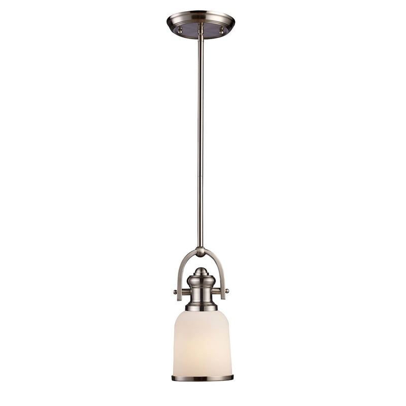 Brooksdale - Mini Pendant - Satin Nickel