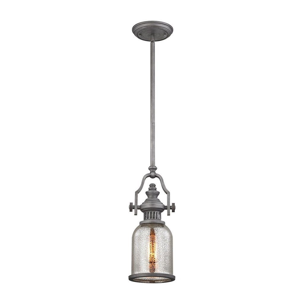 Chadwick - Mini Pendant - Weathered Zinc