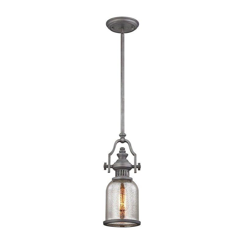 Chadwick - Mini Pendant - Weathered Zinc