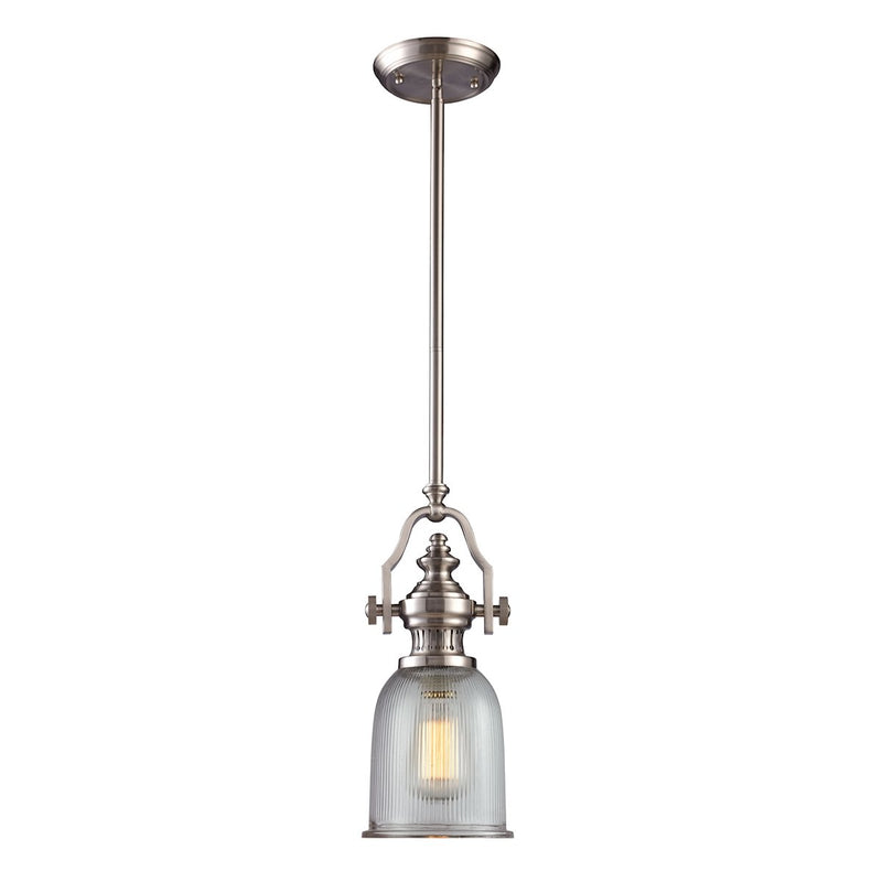 Chadwick - Mini Pendant - Satin Nickel