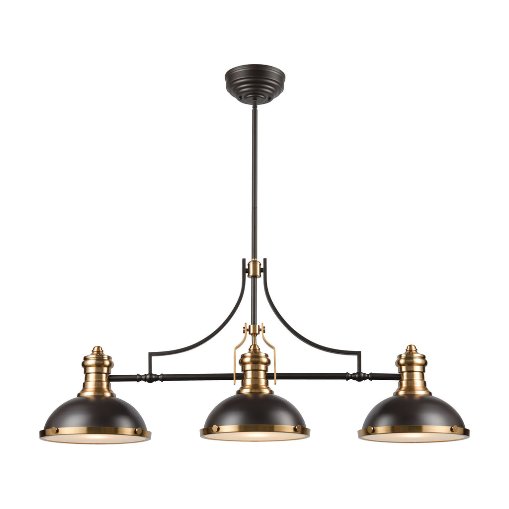 Chadwick - Island Light - Oil Rubbed Bronze, Satin Brass, Satin Brass