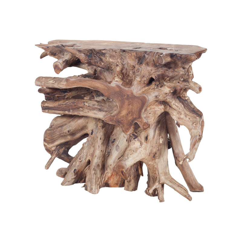 7011-006 Natural Teak Slice Console Console - RauFurniture.com