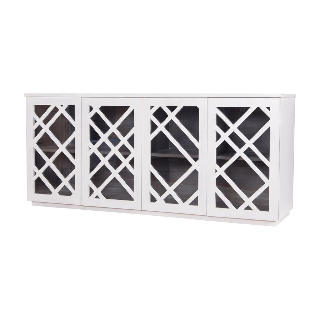 7011-035 Plaid Credenza Credenza - RauFurniture.com