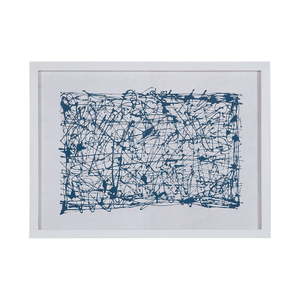 7011-068 Blue Networks Wall Decor - RauFurniture.com