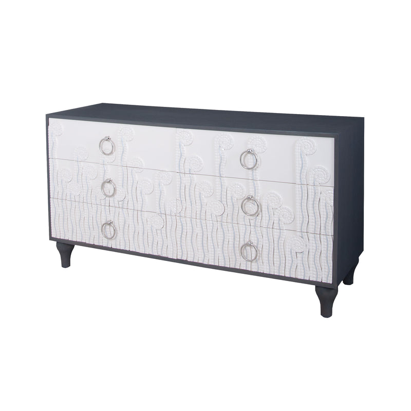 7011-1044 Deco Fern 6 Drawer Chest Chest - RauFurniture.com
