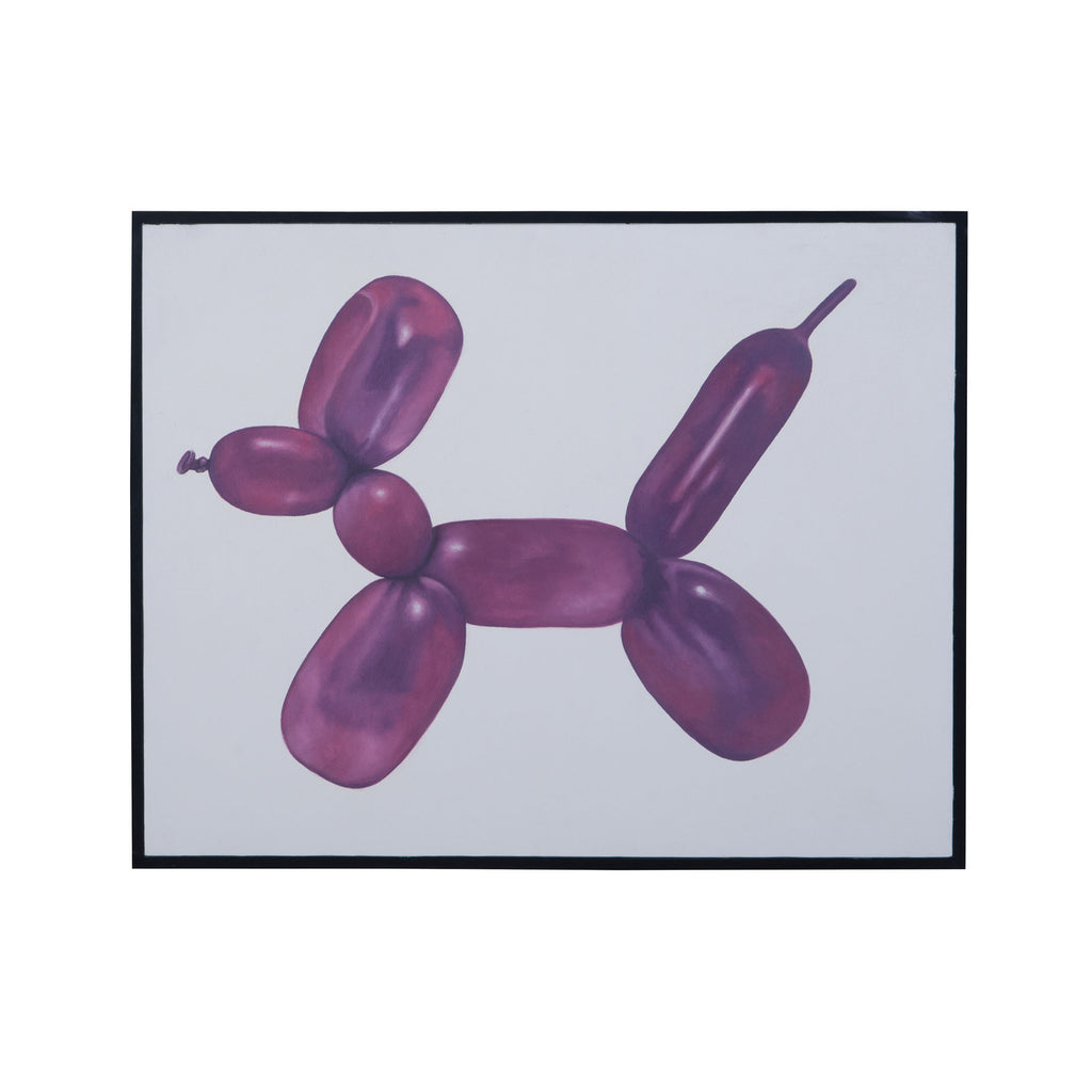 7011-1075 Purple Poodle Wall Decor - RauFurniture.com