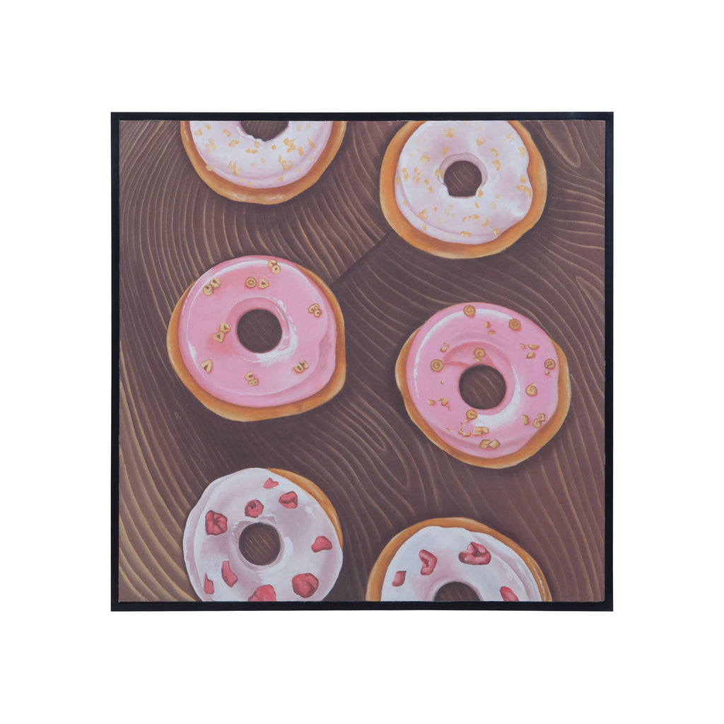 7011-1095 Pink Donuts Wall Decor - RauFurniture.com