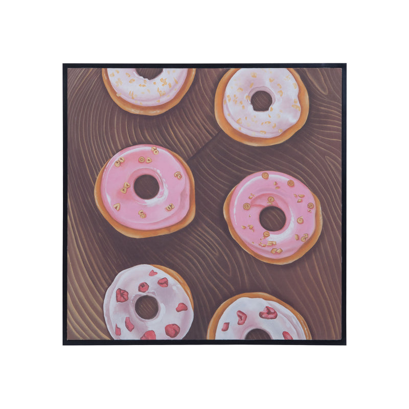 7011-1095 Pink Donuts Wall Decor - RauFurniture.com