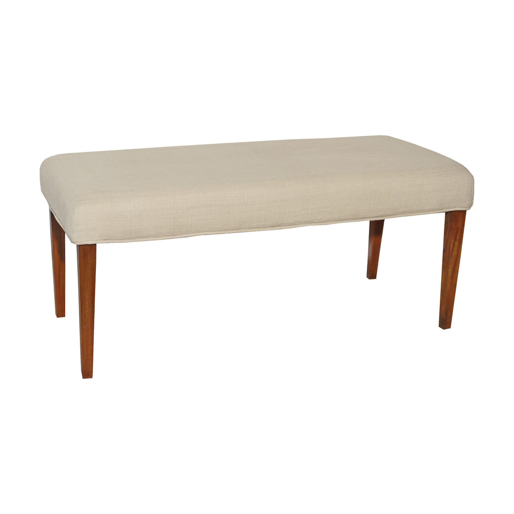 7011-121-B Couture Covers Double Bench Cover - Light Cream Cover/Cushion - RauFurniture.com