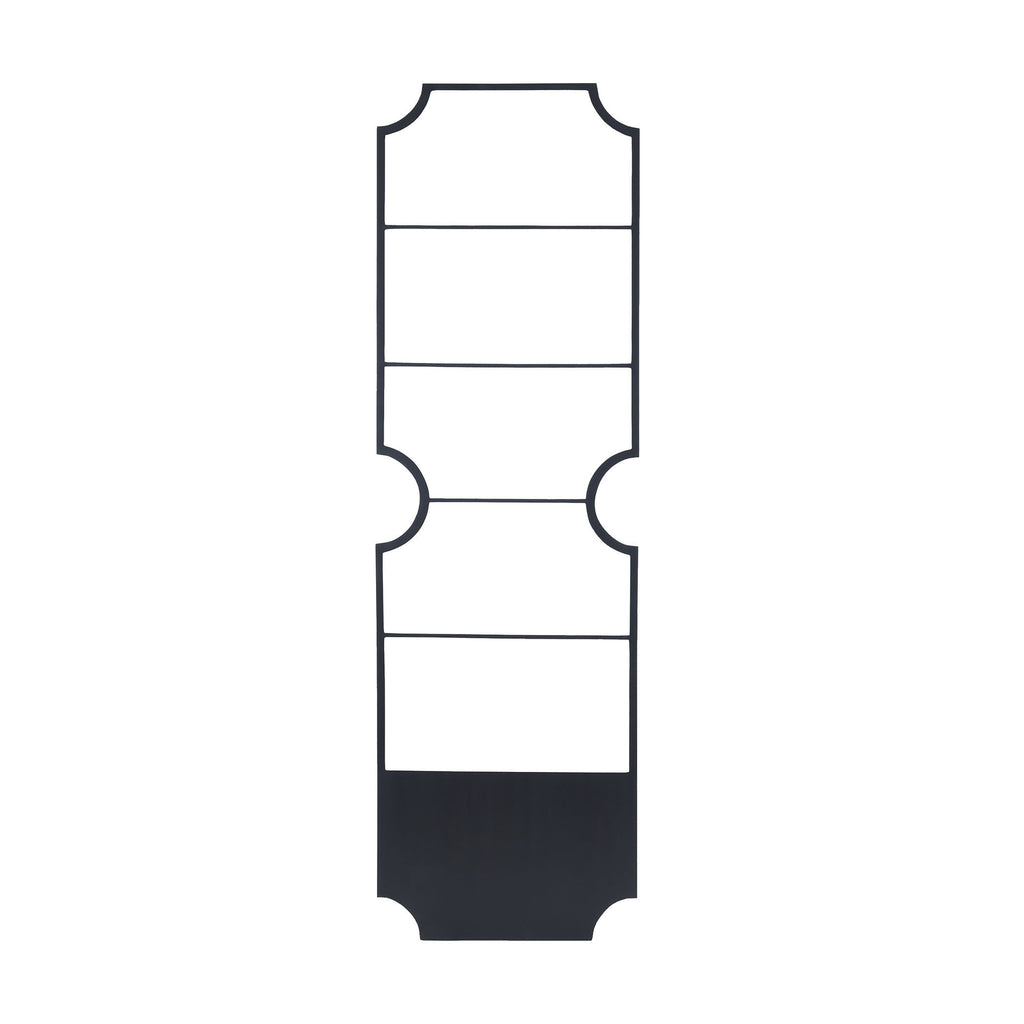 7011-134 Ruthie Prop Ladder In Grain De Bois Black Accessory - RauFurniture.com