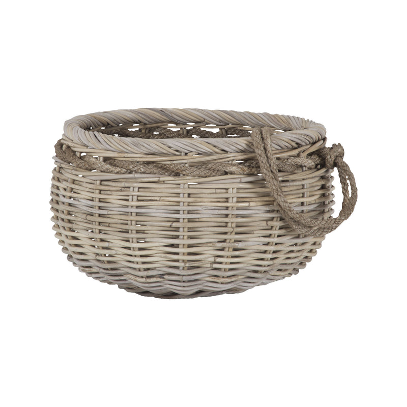 7011-287 Sumbawa Natural Rattan Basket - Small Basket - RauFurniture.com