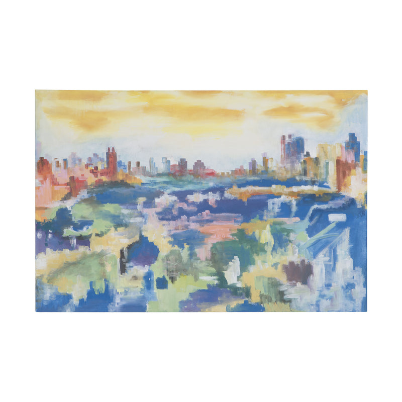 7011-397 Central Park Sunset - Free Shipping! Wall Decor - RauFurniture.com