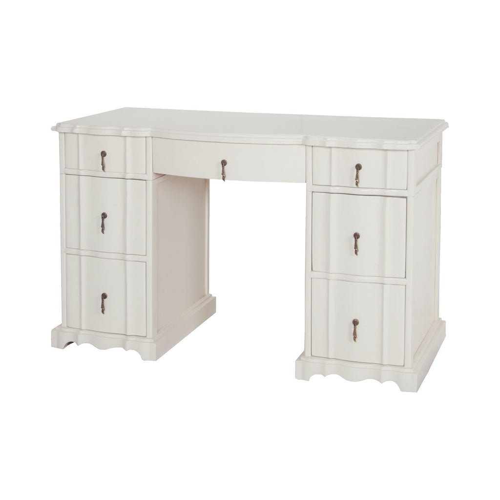 7011-462 Loretta Desk In Cappucino Foam - Free Shipping! Desk - RauFurniture.com