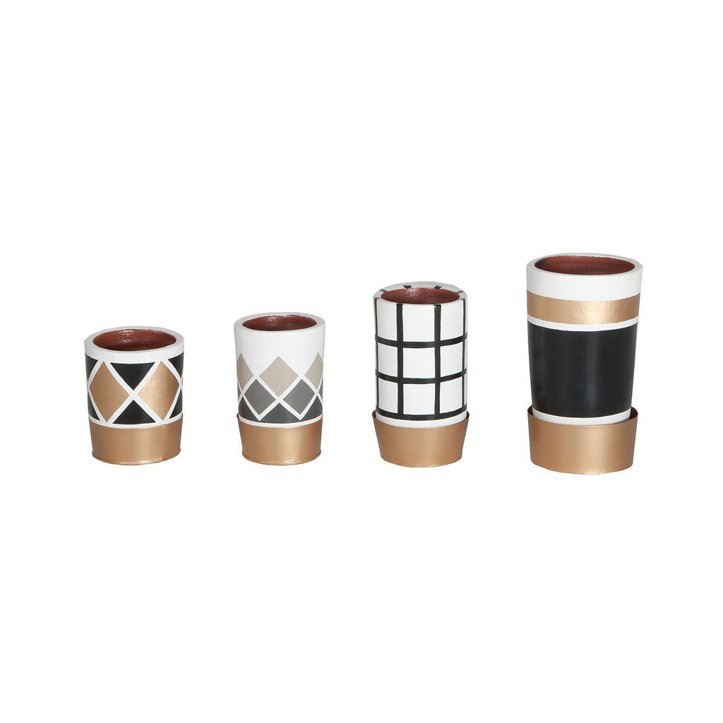 7011-522/S4 Donna Pattern pots Vase/Urn - RauFurniture.com