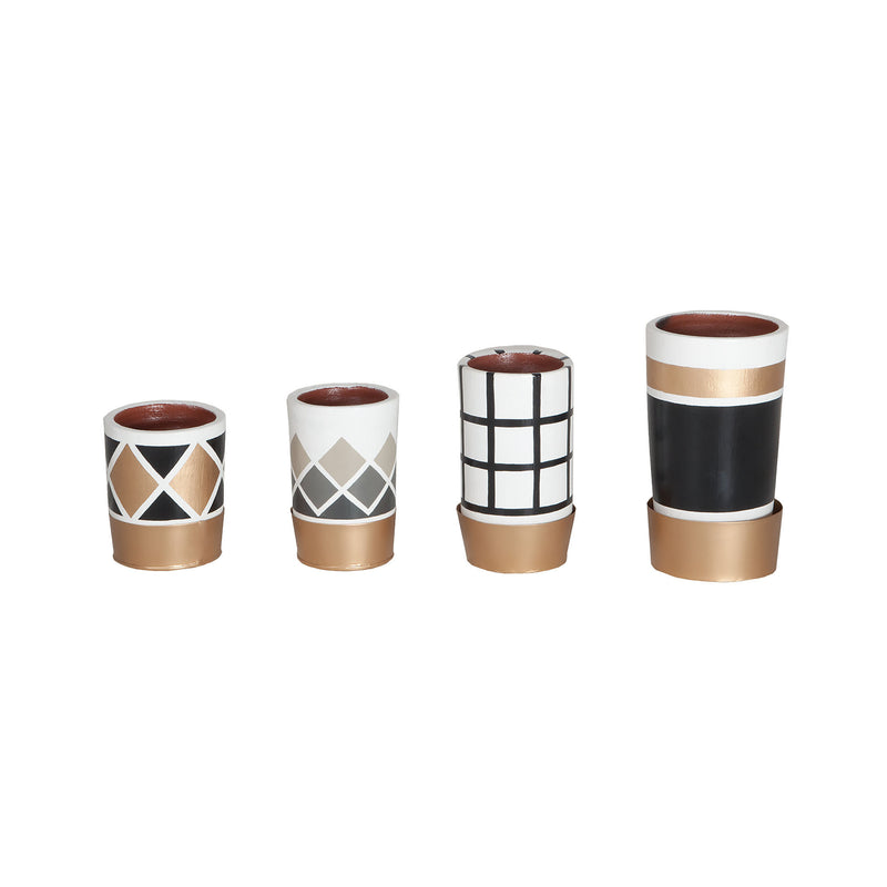 7011-522/S4 Donna Pattern pots Vase/Urn - RauFurniture.com