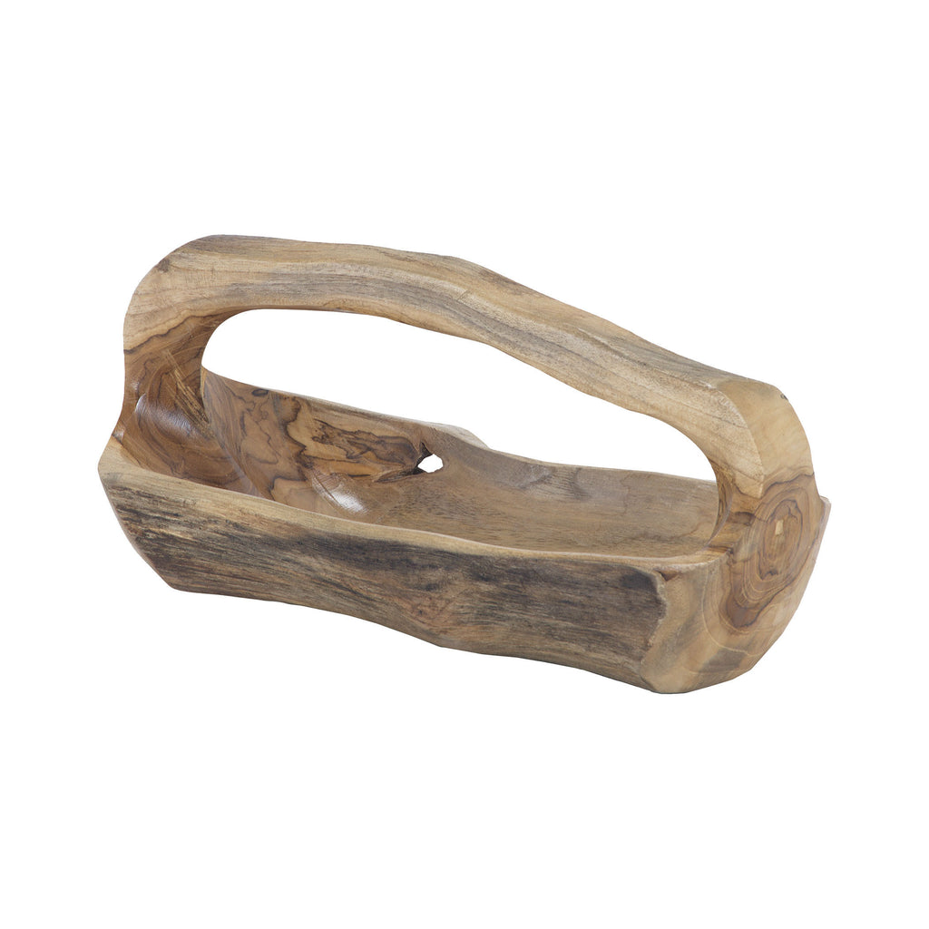7159-047 Hewn Wooden Tray Tray - RauFurniture.com