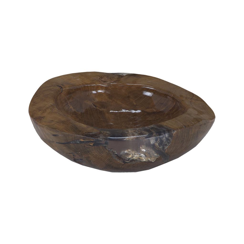 7162-032 Cristobal 16-Inch Teak And Composite Bowl Bowl - RauFurniture.com