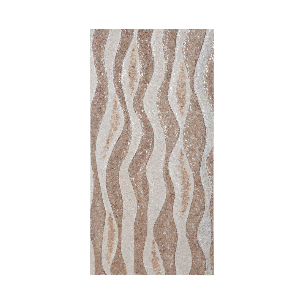 7163-029 Capiz Shell Wave Wall Panel Wall Decor - RauFurniture.com