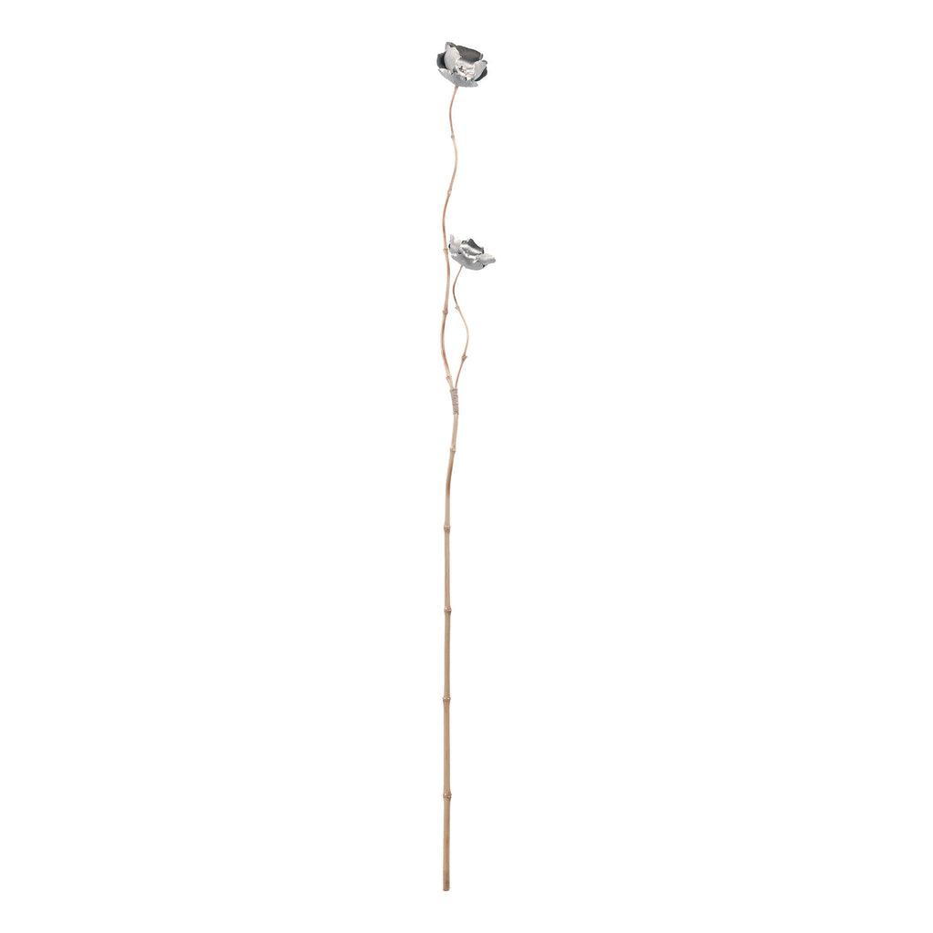 7163-067 Silver Lontar Fruit Leaves Accessory - RauFurniture.com