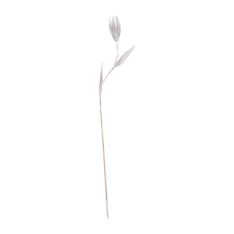 7163-068W Whitewashed Palm Seed Pole Accessory - RauFurniture.com