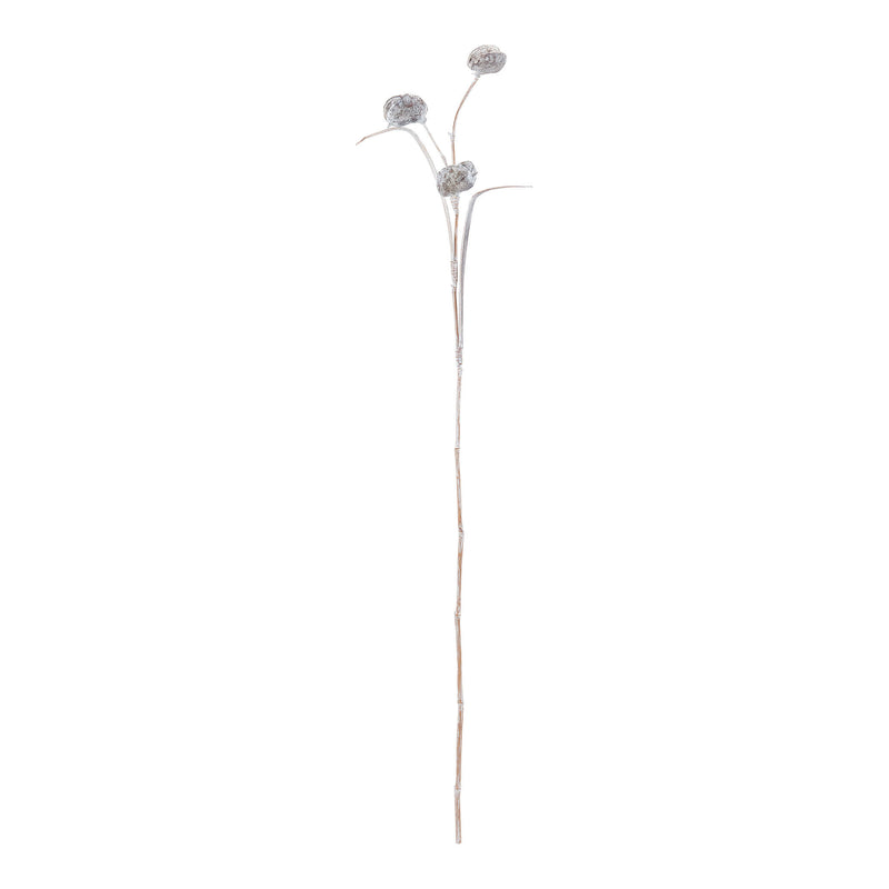 7163-070 Whitewashed Pangi Flower Accessory - RauFurniture.com