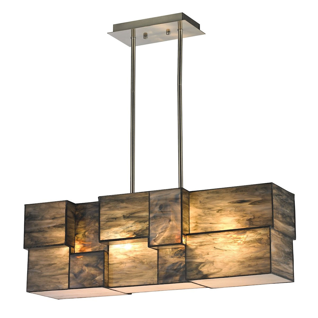 Cubist - Chandelier - Brushed Nickel