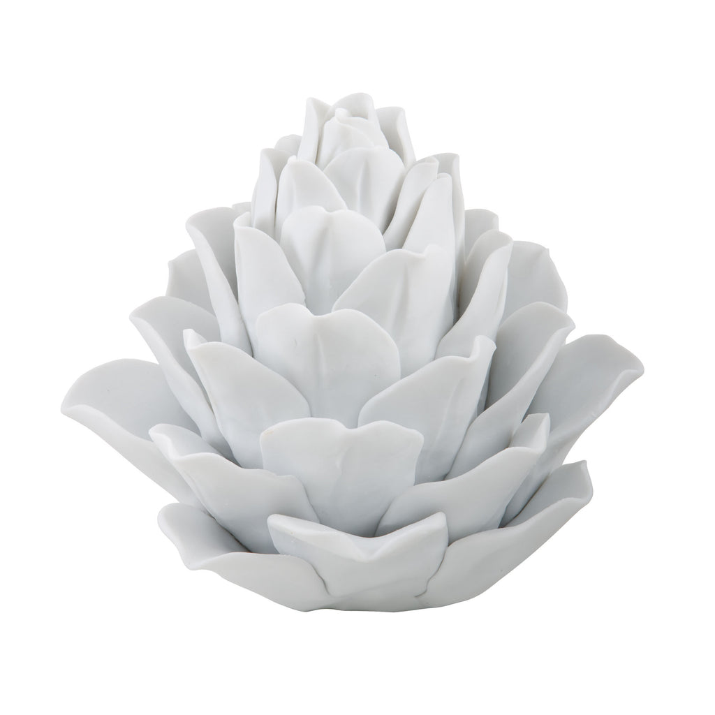 724002 White Porcelain Artichoke Accessory - RauFurniture.com